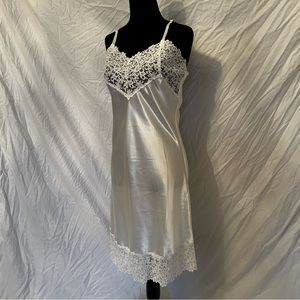 White Lace Slip Dress